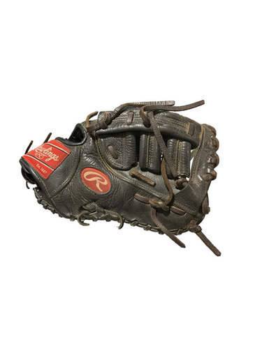 Used Rawlings 1ST BASE MITT BB/SB First Base RH Throw Black 12" 11834-S000049560