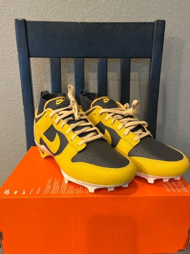 Men's Size M 11.5 (W 12.5) Nike Low Top Molded Cleats (New)