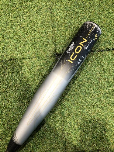 2023 Rawlings Icon Composite Bat USABat Certified (-8) Composite 23 oz 31" (Used)