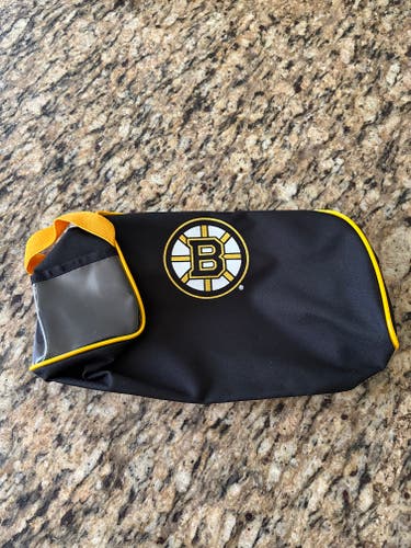 New! Pro Stock Boston Bruins Warrior Team Issued Hockey Player Shave Kit Toiletry Bag