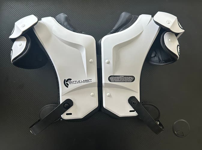 Large Youth Battle Defender Shoulder Pads (New)