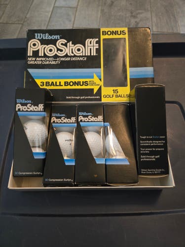 Wilson ProStaff Balls 15 Pack (New)