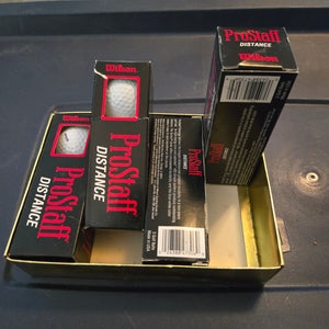 Wilson ProStaff Distance Balls 12 Pack (1 Dozen) (New)