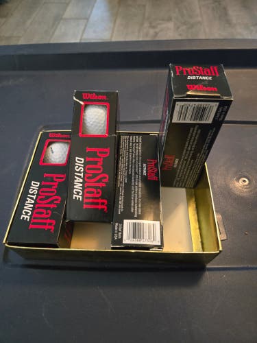 Wilson ProStaff Distance Balls 12 Pack (1 Dozen) (New)