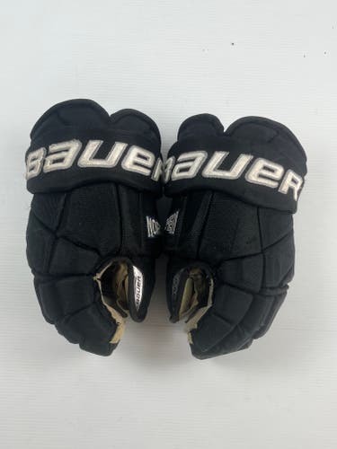 Used 14" Bauer Vapor Pro Team Pro Stock Hockey Gloves - Black/White