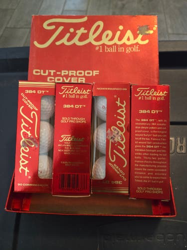 Titleist 384 DT Balls 12 Pack (1 Dozen) (New)