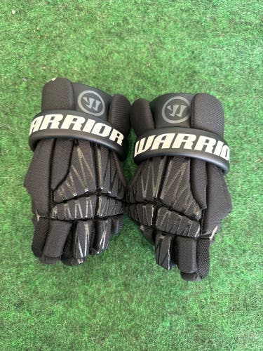 Black Warrior Burn Next Lacrosse Gloves (Used) | XS