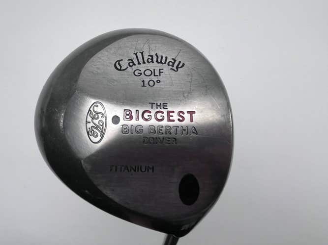 Callaway Biggest Big Bertha Driver 10* Ultra Light Regular Graphite Mens RH
