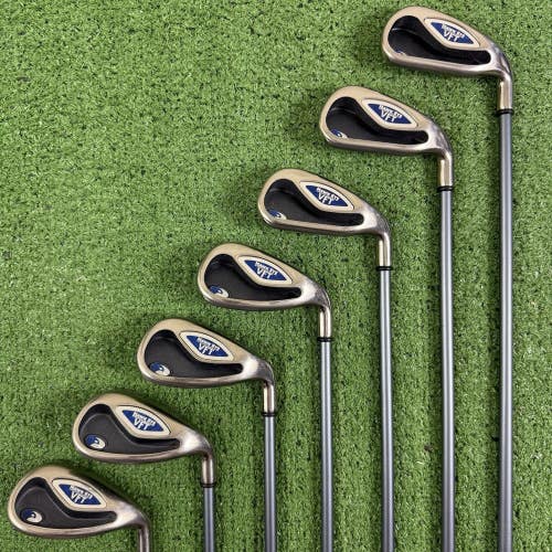 Callaway Hawkeye VFT Iron Set 5-PW SW Gems 55 Ladies Womens Flex Graphite