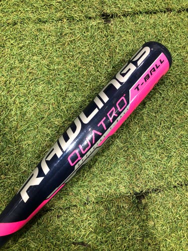 2018 Rawlings Quatro Alloy Bat (-13) Alloy 13 oz 26" (Used)