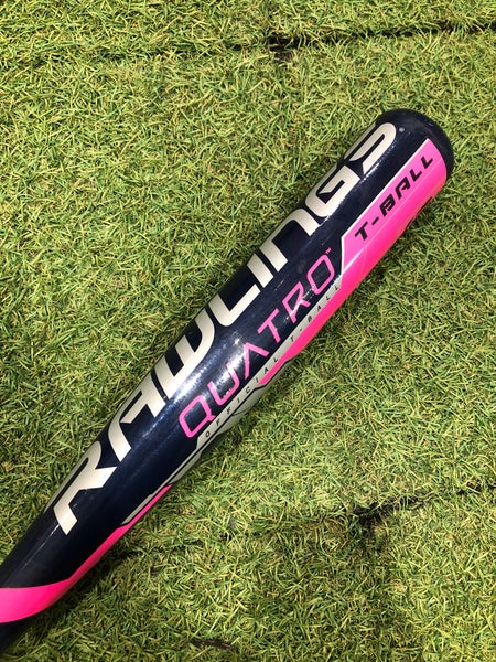 2018 Rawlings Quatro Alloy Bat (-13) Alloy 13 oz 26" (Used)
