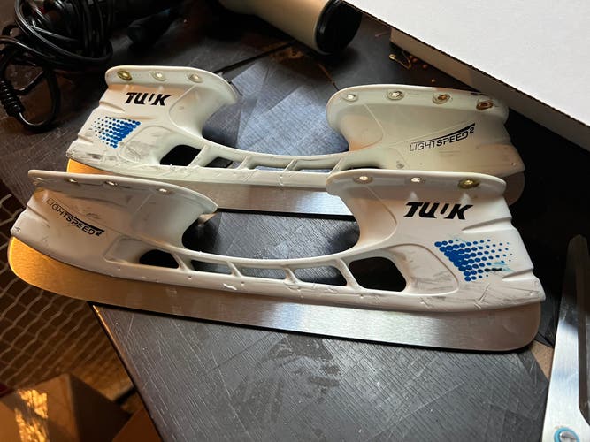 Bauer Lightspeed 2 Holder Pair 280 mm (Used) w/ New LS3 Steel (Unsharpened)