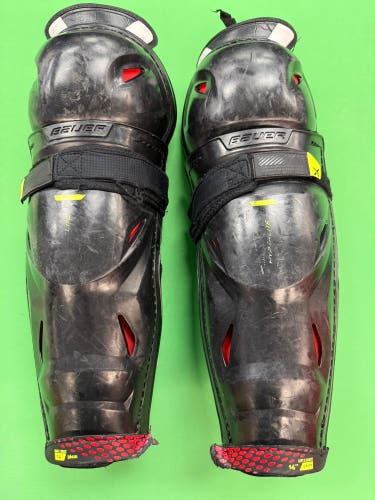 Senior Bauer Vapor Hyperlite Shin Pads 14" (Used)