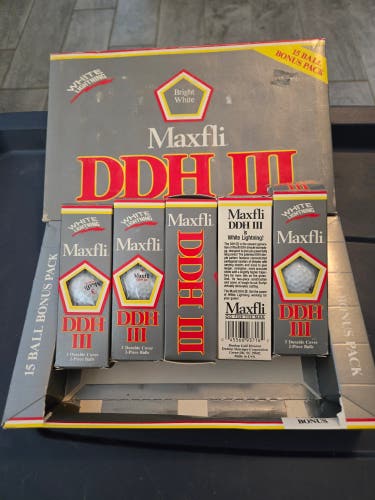 Maxfli DDH III Balls 15 Pack (New)