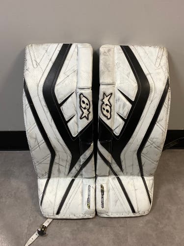 Used Senior Brian's G-Netik Pro IV Goalie Leg Pads 33" +1