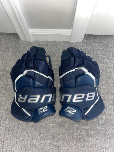 Bauer Supreme 2S Pro Gloves 13" NCAA LIU Pro Stock