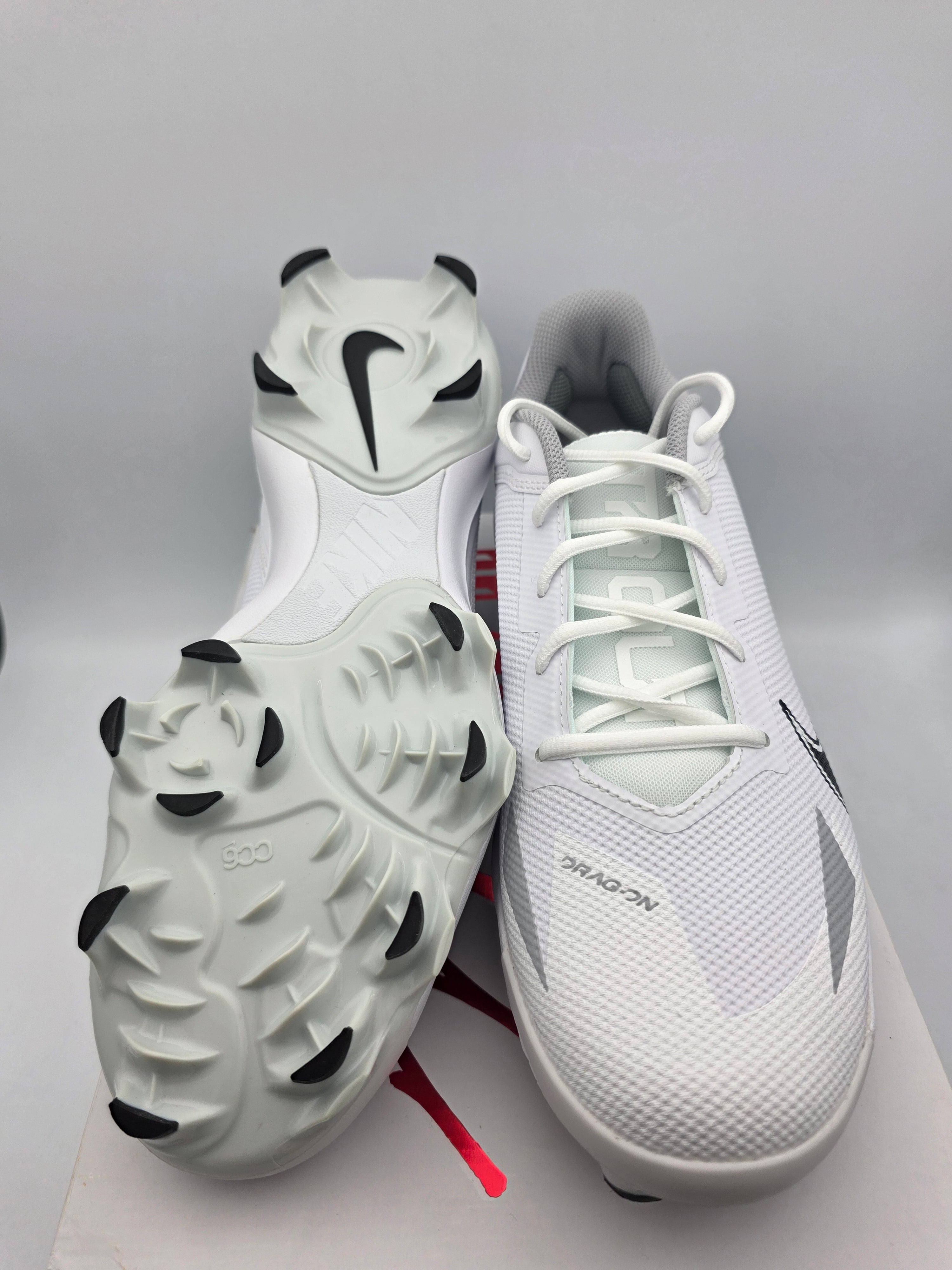 Nike Force Trout 8 Pro Size 13 Mens Baseball Cleats White Gray CZ5914-100  (NEW) Nike Men main image 2