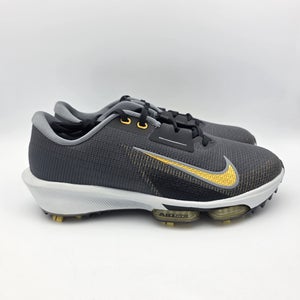 Nike Air Zoom Infinity Tour Next%2 Golf Shoes Black Gold Men Sz 9.5 W FD0218-003