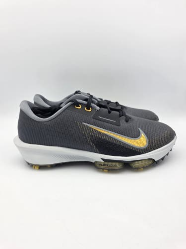 Nike Air Zoom Infinity Tour Next%2 Golf Shoes Black Gold Men Sz 9.5 W FD0218-003