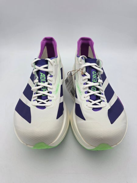 Adidas Adizero Adios Pro 4 Running Mens Shoes White Purple  display picture 1