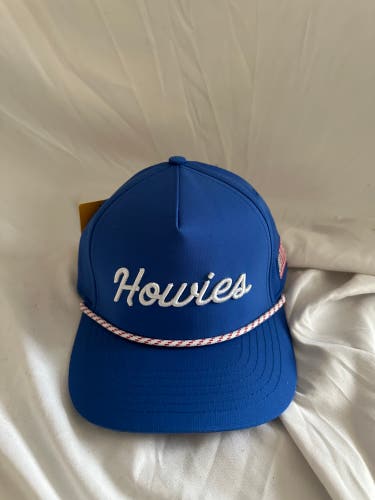 Brand New OSFA Howies Hockey Hat Blue