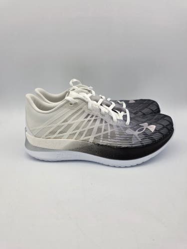 Under Armour Velociti Elite Racing Shoes Men's Sz 8.5 Black/White 3026801-100