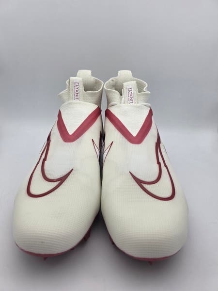 Nike Football Cleat Men 14 W White Flyknit Alpha Menace Elite 3 NEW DH1350-100 Nike Alpha Menace Elite 3 Football Cleats White/Black Mens  main image 2