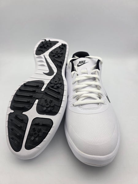 Nike Infinity G Mens Leather Golf Shoes Spikes White Black CT0531-101‎ NIKE infinity G White/Black Spiked Men main image 4