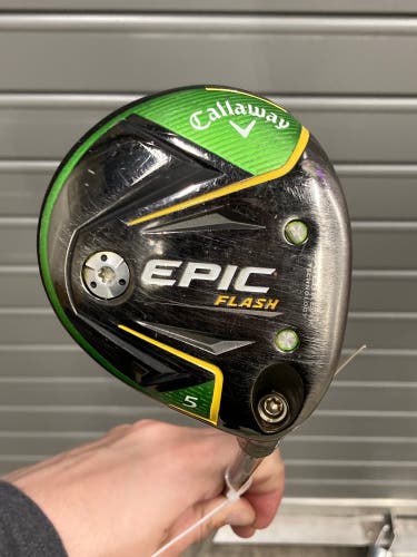 Used Men's Callaway Epic Flash Right Handed 5 Wood | Stiff Flex | Project X Even Flow Graphite Shaft