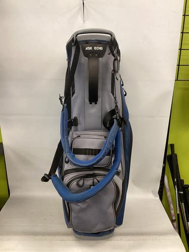 Used ASK ECHO Mens Stand Bag Navy Blue 11851-S000045782