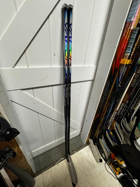 2- Junior Bauer Vapor Flylite Left Hand Hockey Stick P90TM 50 Flex (Used)