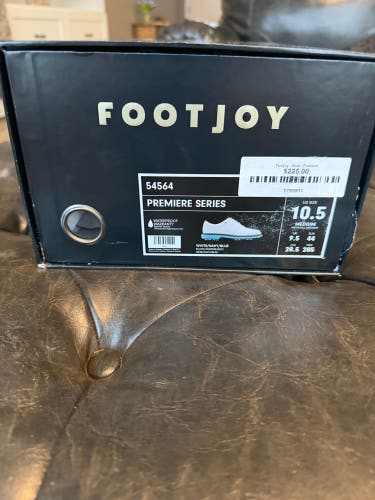 Men's Size M 10.5 (W 11.5) Footjoy Classics Dry Premiere Golf Shoes (New)