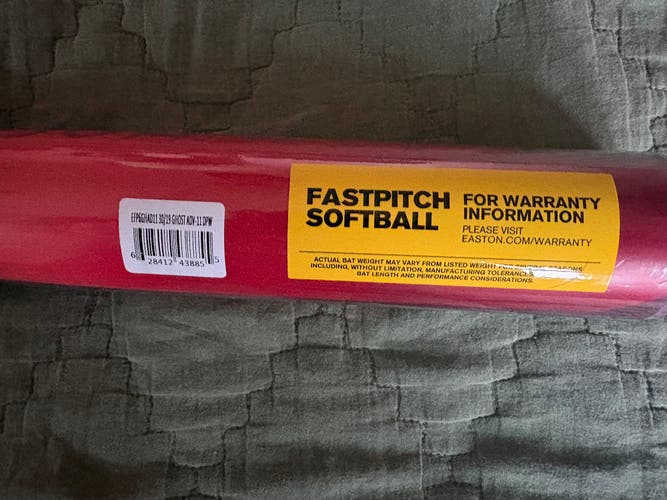 2026 Easton Ghost Advanced Composite Bat (-11) 19 oz 30" (New)