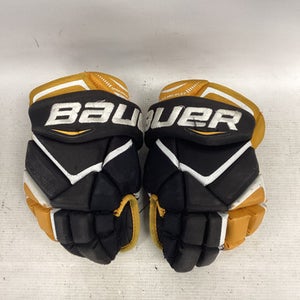 Used Bauer VAPOR X800 Junior Gloves Black And Gold 11" 11851-S000045425