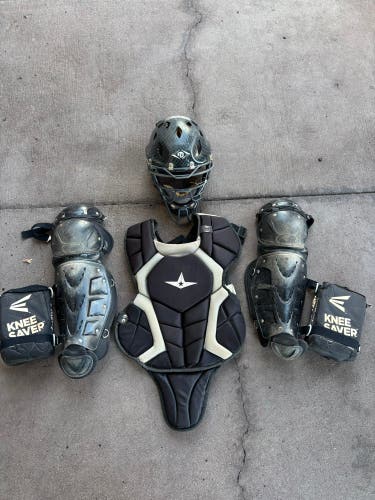 Youth All Star Classic Pro Catcher's Set w/ Diamond Edge Pro Mask (Ages 9-12)