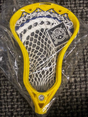 Yellow Warrior Evo Fresh Stringing Head (New)