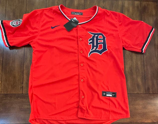 Detroit Tigers Tarik Skubal Adult Large (Orange) Alternate XL NWT