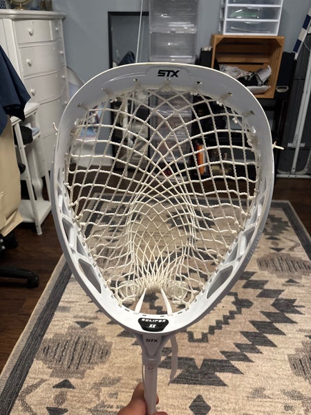 Adult STX Eclipse 2 Fresh Stringing Goalie Head (Used)