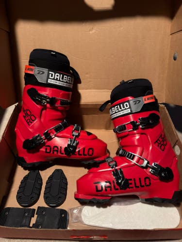 Mondo 27 & 27.5 Unisex Dalbello All Mountain Il Moro 110 Ski Boots Medium Flex (Used)