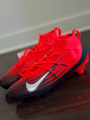 Nike Zoom Vapor Pro 1 Crimson Red Black Football Cleats men’s size 9 HF9409-600