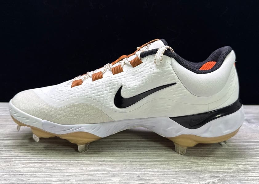 Nike Alpha Huarache Elite 4 Low Baseball Cleats Brown Blue Men Size 9 HV8541-100 Nike Alpha Huarache Elite 4 Low Baseball Cleats Brown Blue  main image 3
