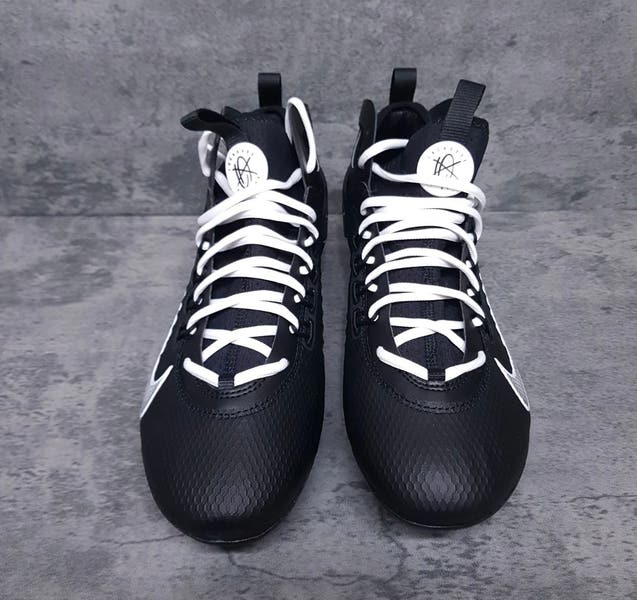 Nike Huarache 9 Elite Mid LAX Black Lacrosse Cleats FD0088-002 Men’s 9.5 Nike Huarache 9 Elite MD LAX Lacrosse Cleats Men 8.5 Black  main image 3
