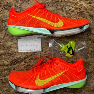 Men Size 7.5 Nike Air Zoom Victory 2 Crimson/Lime Track & Field Cleat FD8411-600