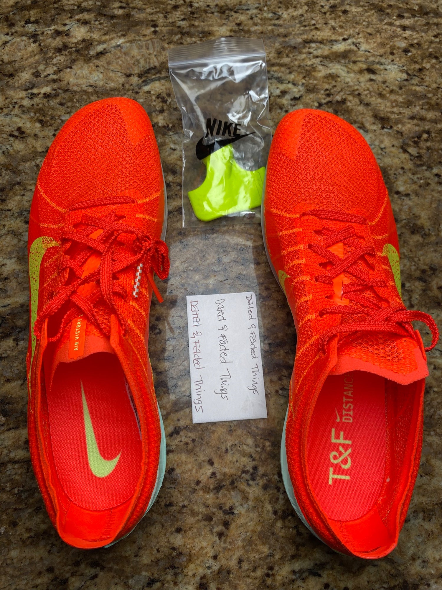 Nike Air Zoom Victory 2 Mens 7.5 Orange Track & Field Spikes FD8411-600 Nike Victory 2 Athletics Distance Spikes - Red main image 4
