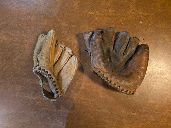 Vintage RH Outfield Baseball Gloves (Used)