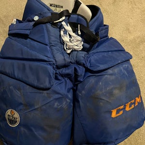 Senior Medium CCM HPG 13A Hockey Goalie Pants Pro Stock (Used) - Edmonton Oilers