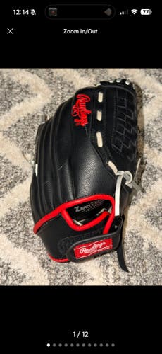 Rawling PL120SB 12 Inch Zero Shock Baseball Glove Players Series Used Pre Owned.
