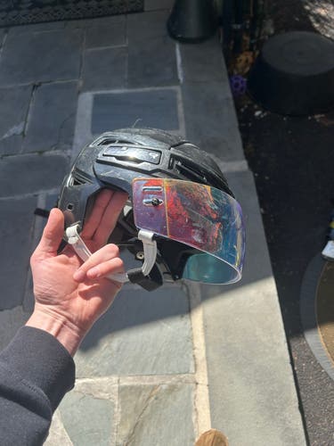 Small Bauer IMS 5.0 Helmet with visor