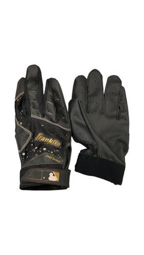Used Franklin BB/SB Batting Gloves Black XS 11859-S000030358