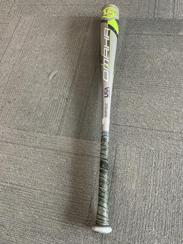 Used Louisville Slugger OMAHA BB/SB USA 2 5/8 Bat 29" 11614-S000234977